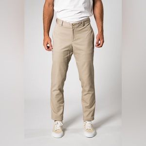 Jack Donnelly Twill Chino - 04 Slim Khaki (Waist Size 32, Unhemmed)